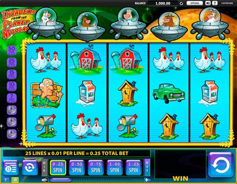 Play Invaders From The Planet Moolah Slot