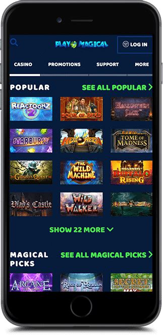 Play Magical Casino App