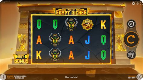 Play Mighty Egypt Riches Slot