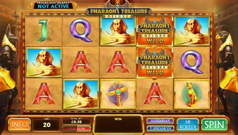 Play Pharaoh S Treasure Deluxe Slot