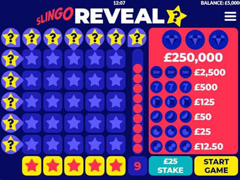 Play Slingo Reveal Slot