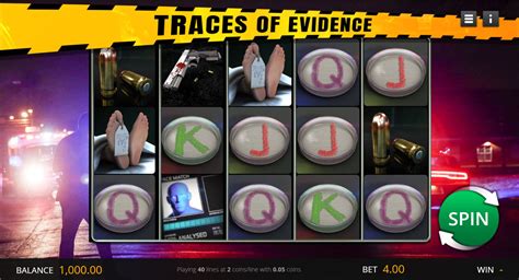 Play Traces Of Evidence Slot