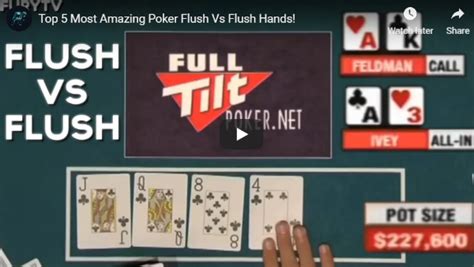 Poker Chines Flush Flush Vs