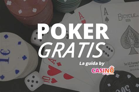 Poker Gratis Online Senza Registrazione