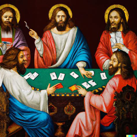 Poker Jesus Comecando A Mao Grafico