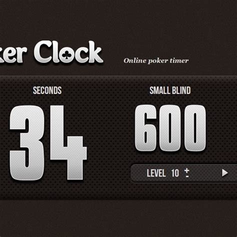 Poker Timer Mac Livre