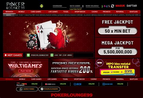 Pokerlounge99 Link Alternatif