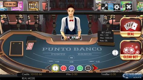 Punto Banco 3d Dealer Sportingbet