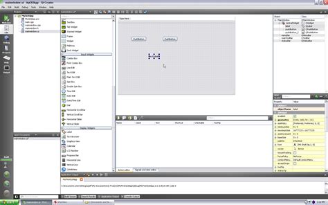 Qt C++ Sinal De Slot Editor