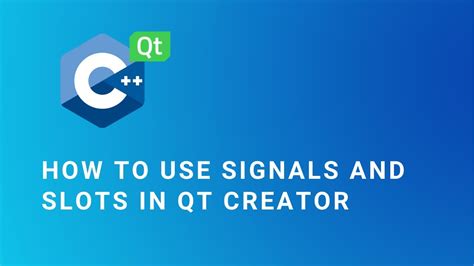 Qt Creator Slots E Sinais Tutorial