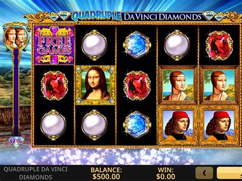 Quadruple Da Vinci Diamonds Slot - Play Online