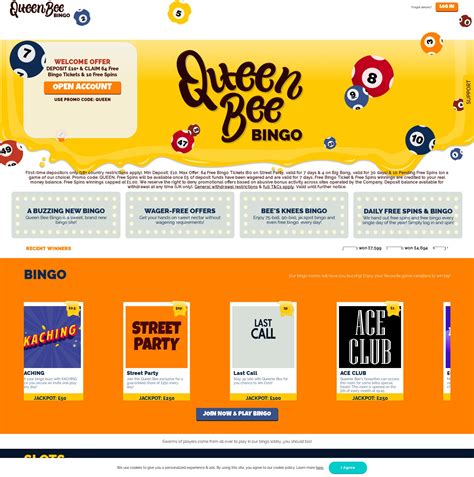 Queen Bee Bingo Casino Bonus