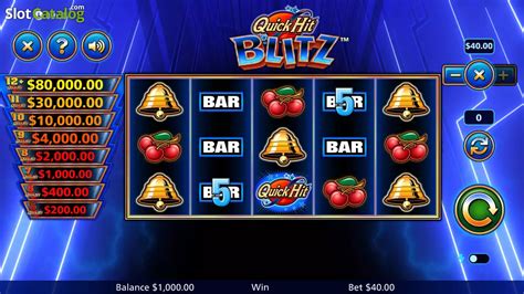 Quick Hit Blitz Blue 888 Casino
