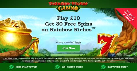 Rainbow Riches Casino Codigo Promocional