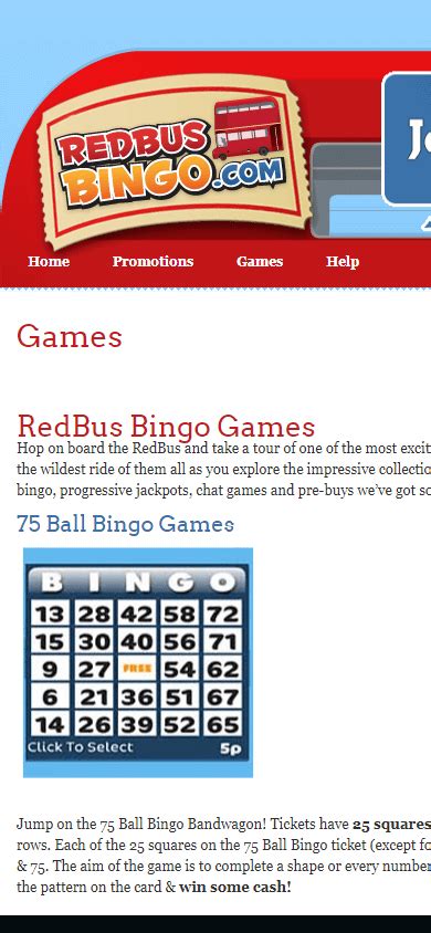 Redbus Bingo Casino App