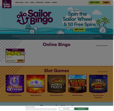 Sailor Bingo Casino Bonus