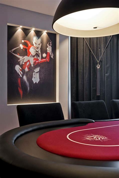 Sala De Poker A Decoracao Da Parede