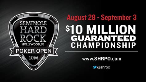 Seminole Hard Rock Poker Open $10 Milhoes Garantidos