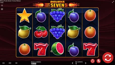 Shiny Fruity Seven Deluxe 5 Lines Leovegas