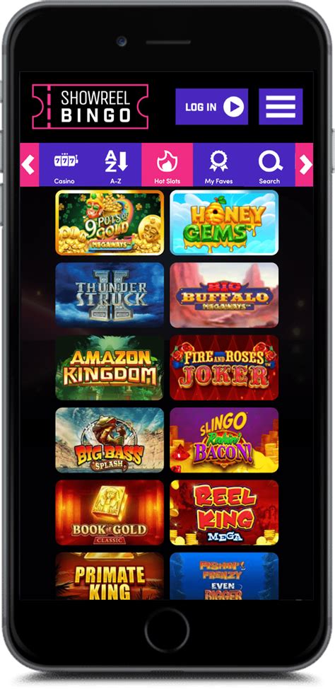Showreel Bingo Casino App
