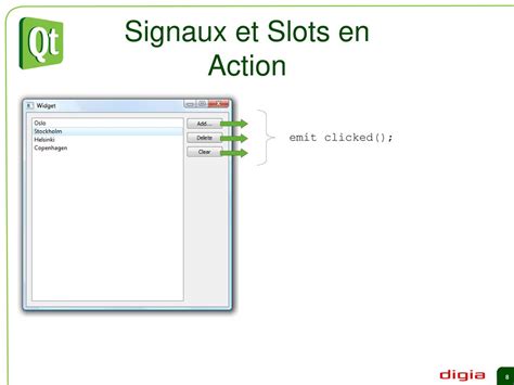 Signaux Et Slots Avec Qt4