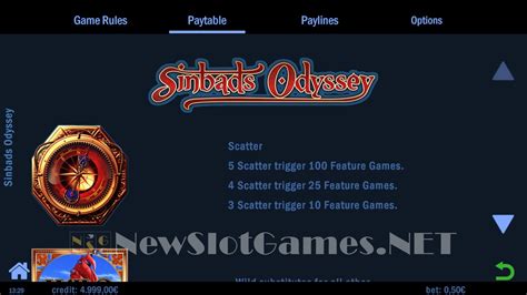 Sinbad Odyssey Slot Gratis