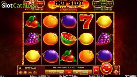 Slot Hot Slot 777 Rubies