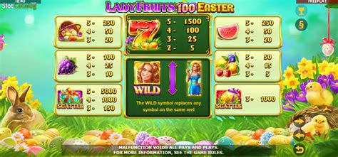 Slot Lady Fruits 100 Easter