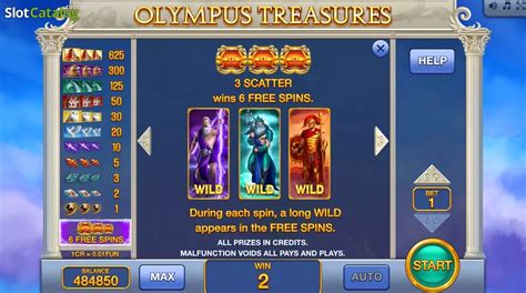 Slot Olympus Treasures Pull Tabs
