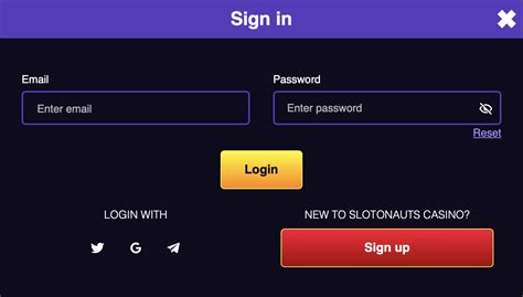 Slotonauts Casino Login