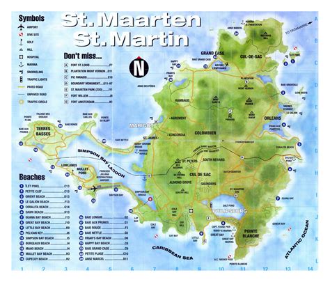 St Maarten Casinos Mapa