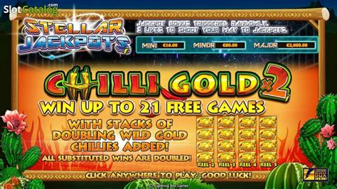 Stellar Jackpots With Chilli Gold X2 Blaze