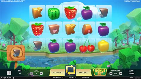 Strolling Staxx Cubic Fruits 888 Casino