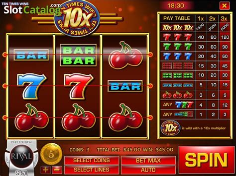 Ten Times Wins Slot Gratis