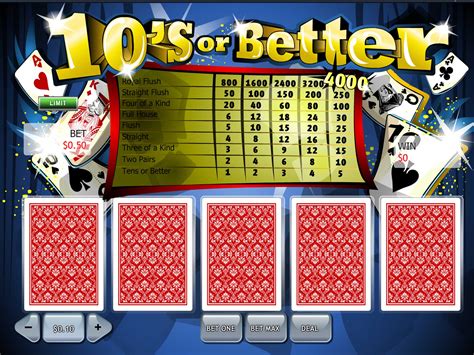 Tens Or Better 4 888 Casino