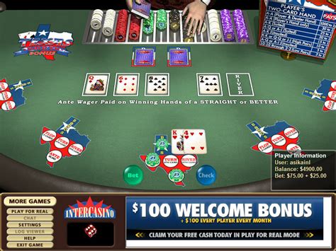 Texas Holdem Bonus Estrategia Calculadora