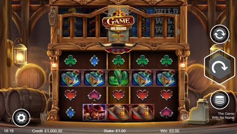 The Game With No Name Reelzup Slot Gratis