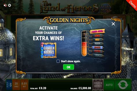 The Land Of Heroes Golden Nights Bonus Betfair