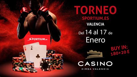 Torneos Poker Cirsa Valencia