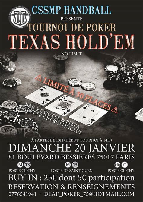 Tournoi De Poker Sur Paris