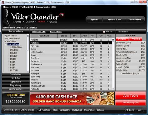 Victor Chandler Poker Movel
