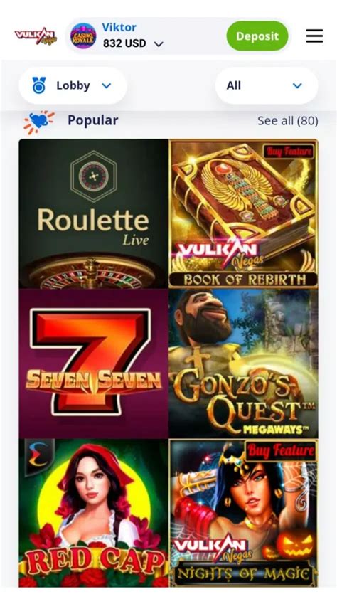 Vulkan Mega Casino App