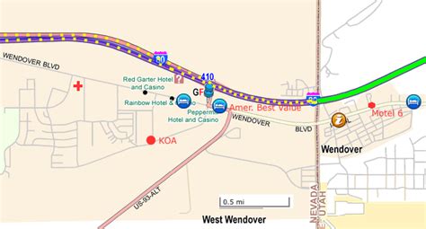 Wendover Nv Casino Mapa