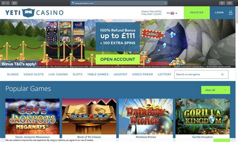 Yeti Casino Online