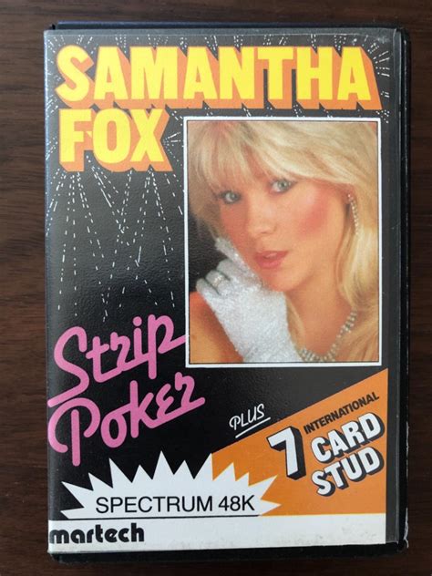 Zx Spectrum Samantha Fox Strip Poker